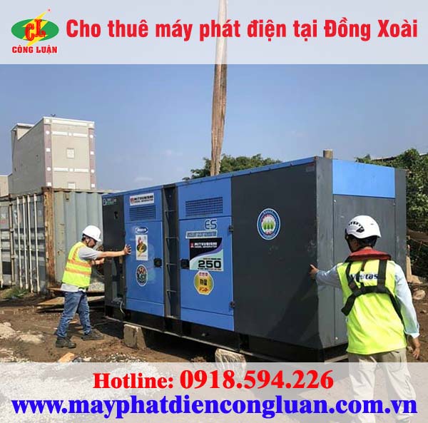 Cho thuê máy phát điện tại Đồng Xoài