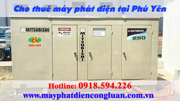 Cho thuê máy phát điện tại Phú Yên