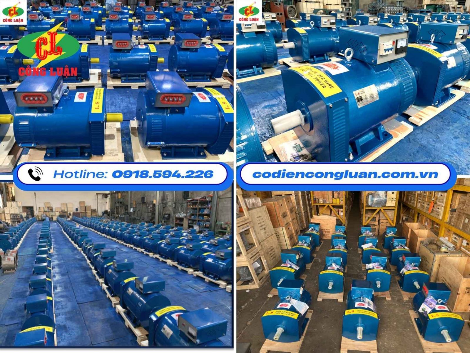Công Luận nhập khẩu, phân phối Dinamo chổi than hiệu LS thị phần lớn nhất Việt Nam