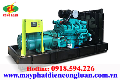 máy phát điện cummins 1000kva máy trần