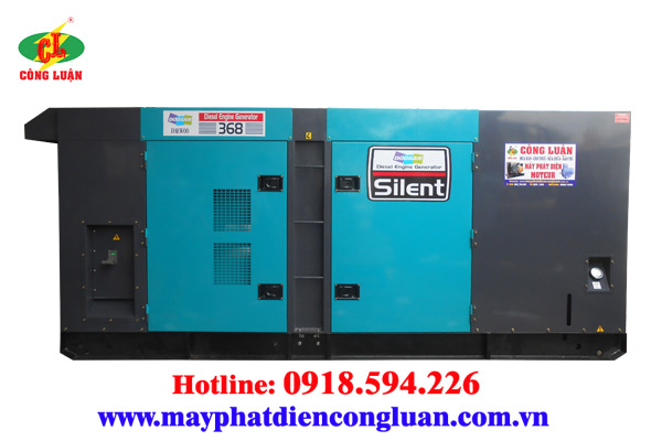 Máy phát điện Doosan thùng cách âm 368kva