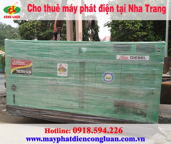 Cần thuê máy phát điện tại Nha Trang giá rẻ