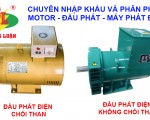 Phân biệt máy phát điện đồng bộ không chổi than và máy phát điện chổi than